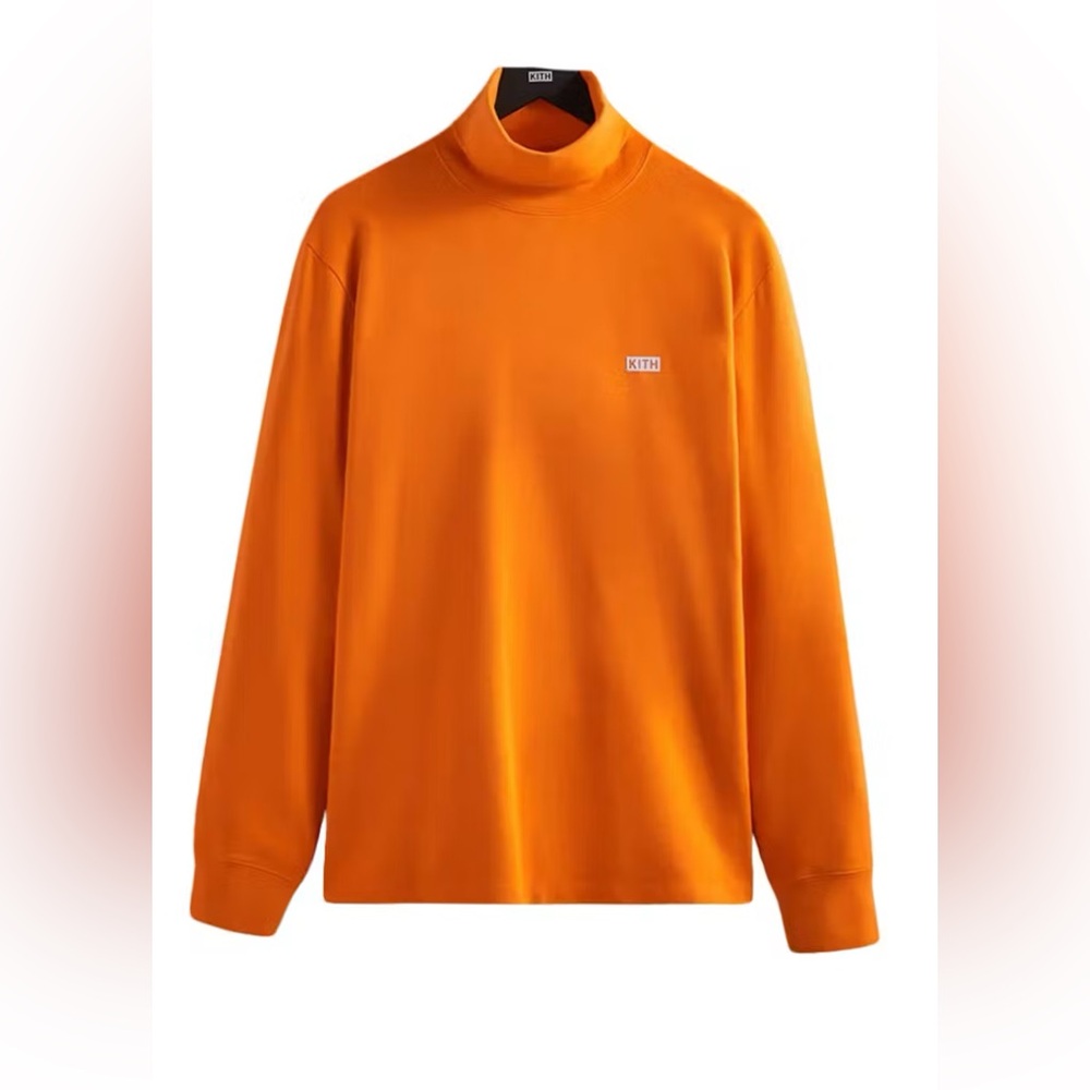 Kith Men's Orange (Pimento) Turtleneck